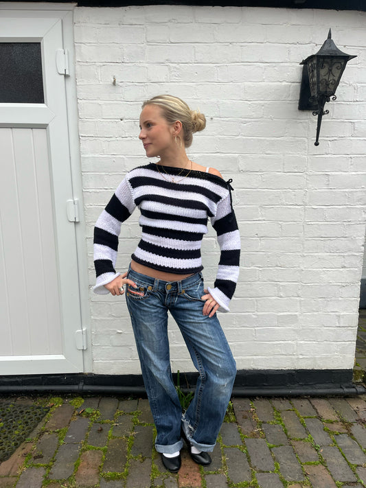 The Black and White Amelie Knit