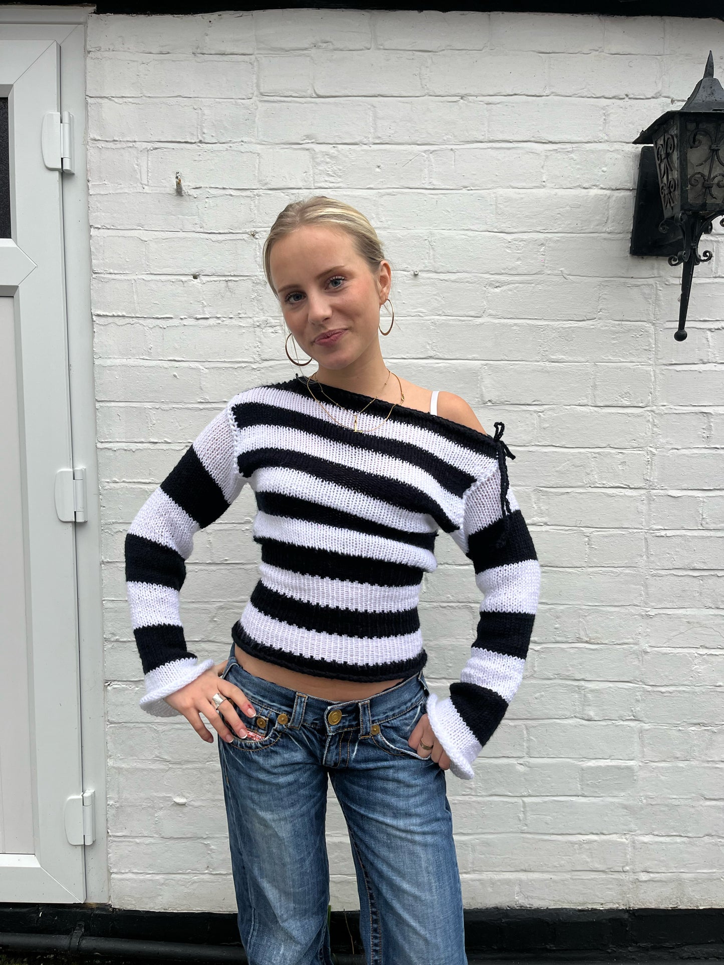 The Black and White Amelie Knit