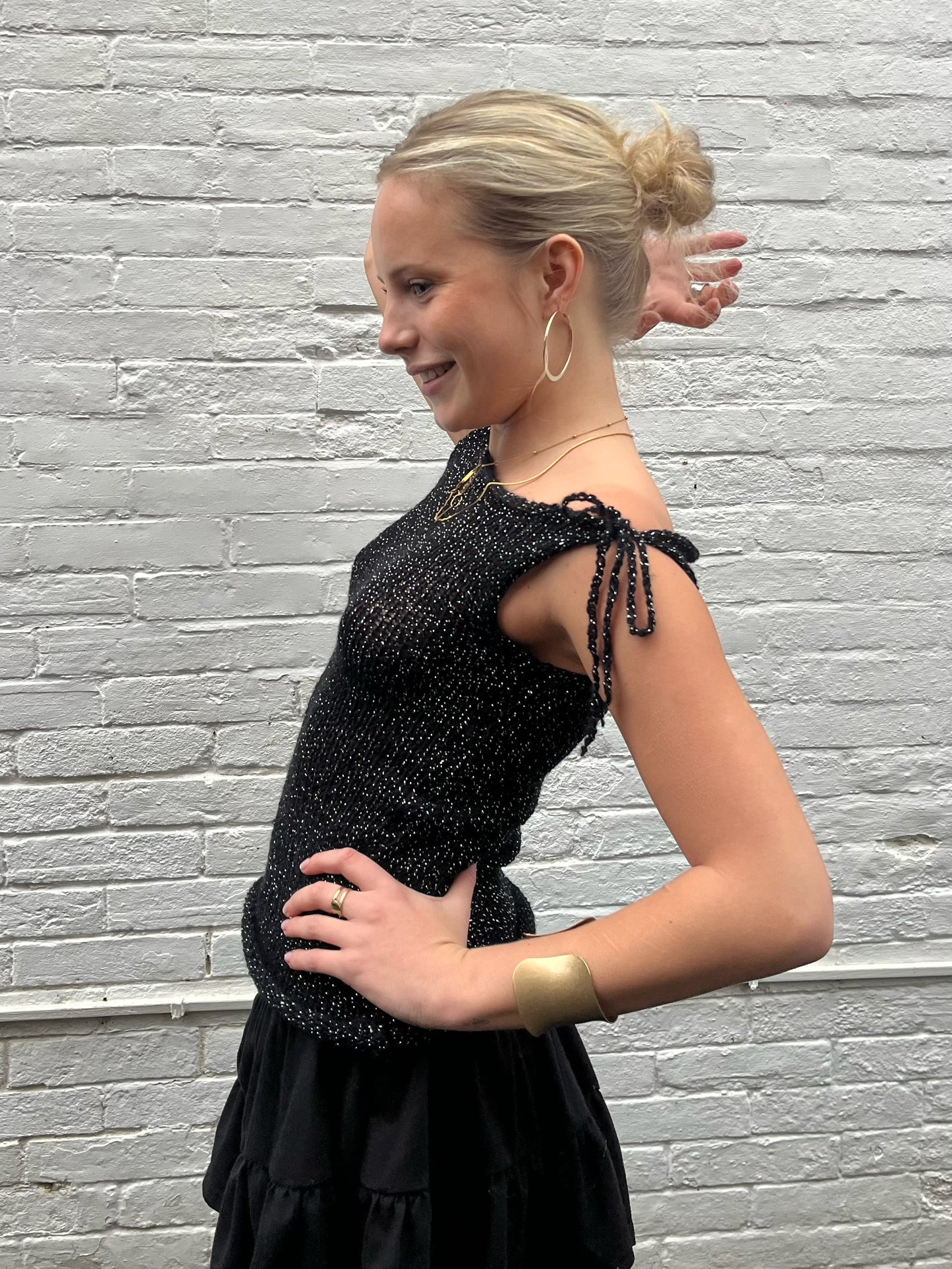 The Black Jasmine Knit
