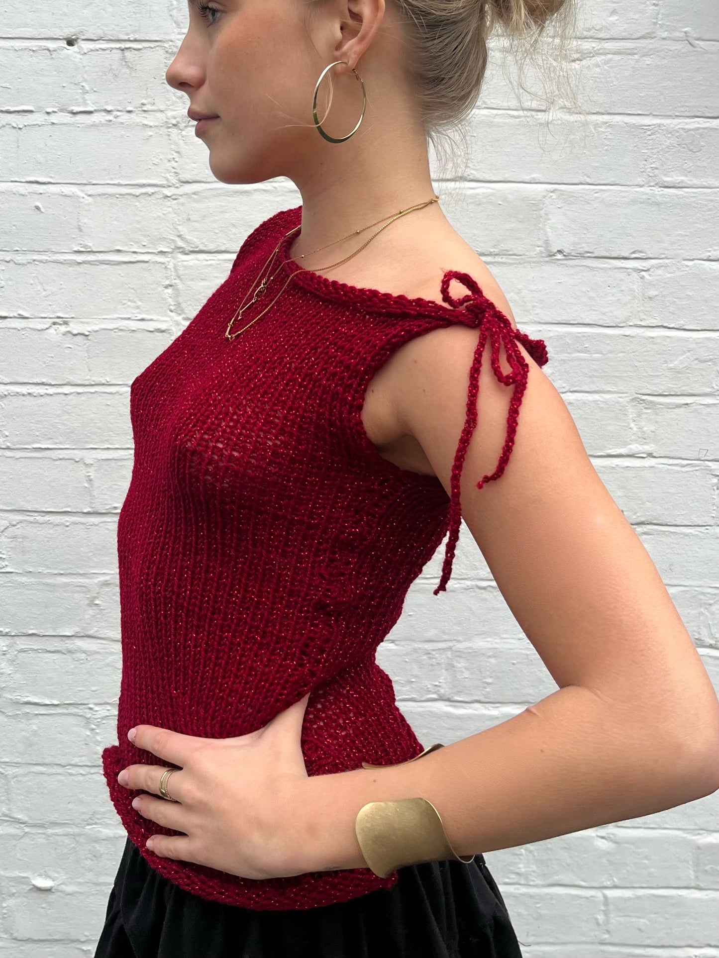 The Red Jasmine Knit