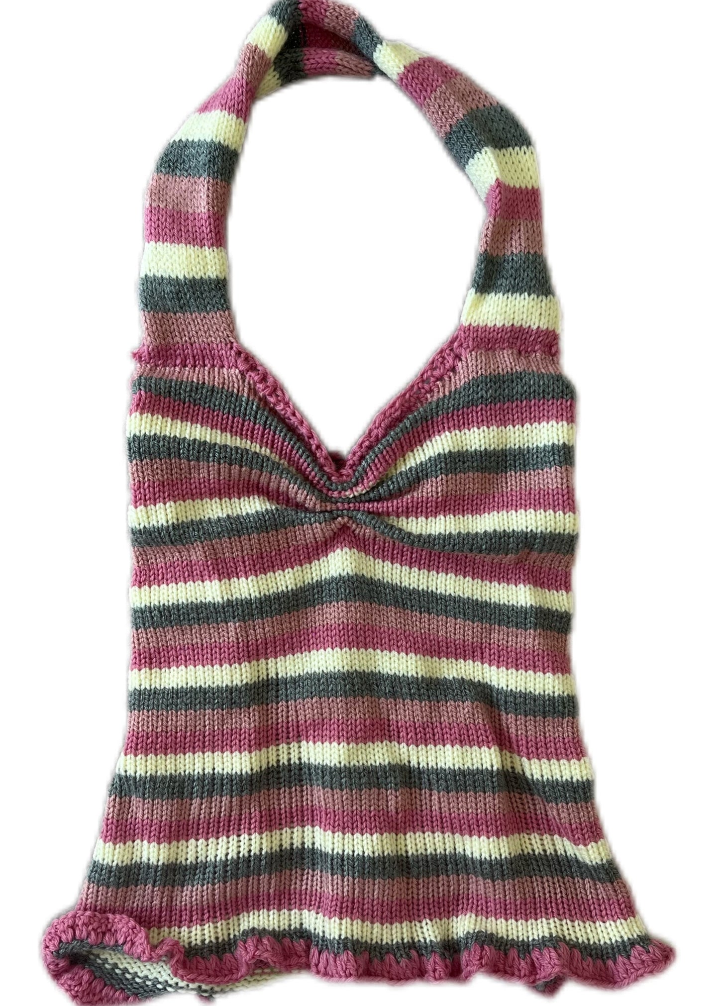 The Pink and Gray Gracey Knit