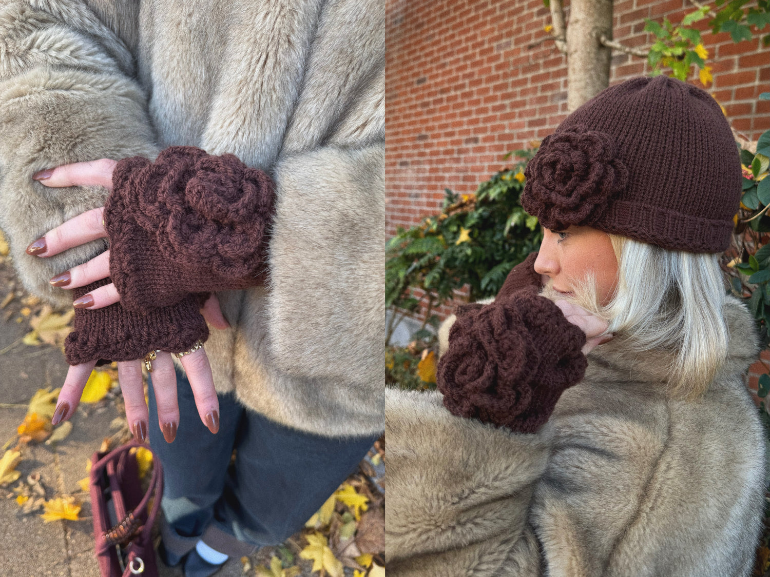 Mandy Hat and Mittens