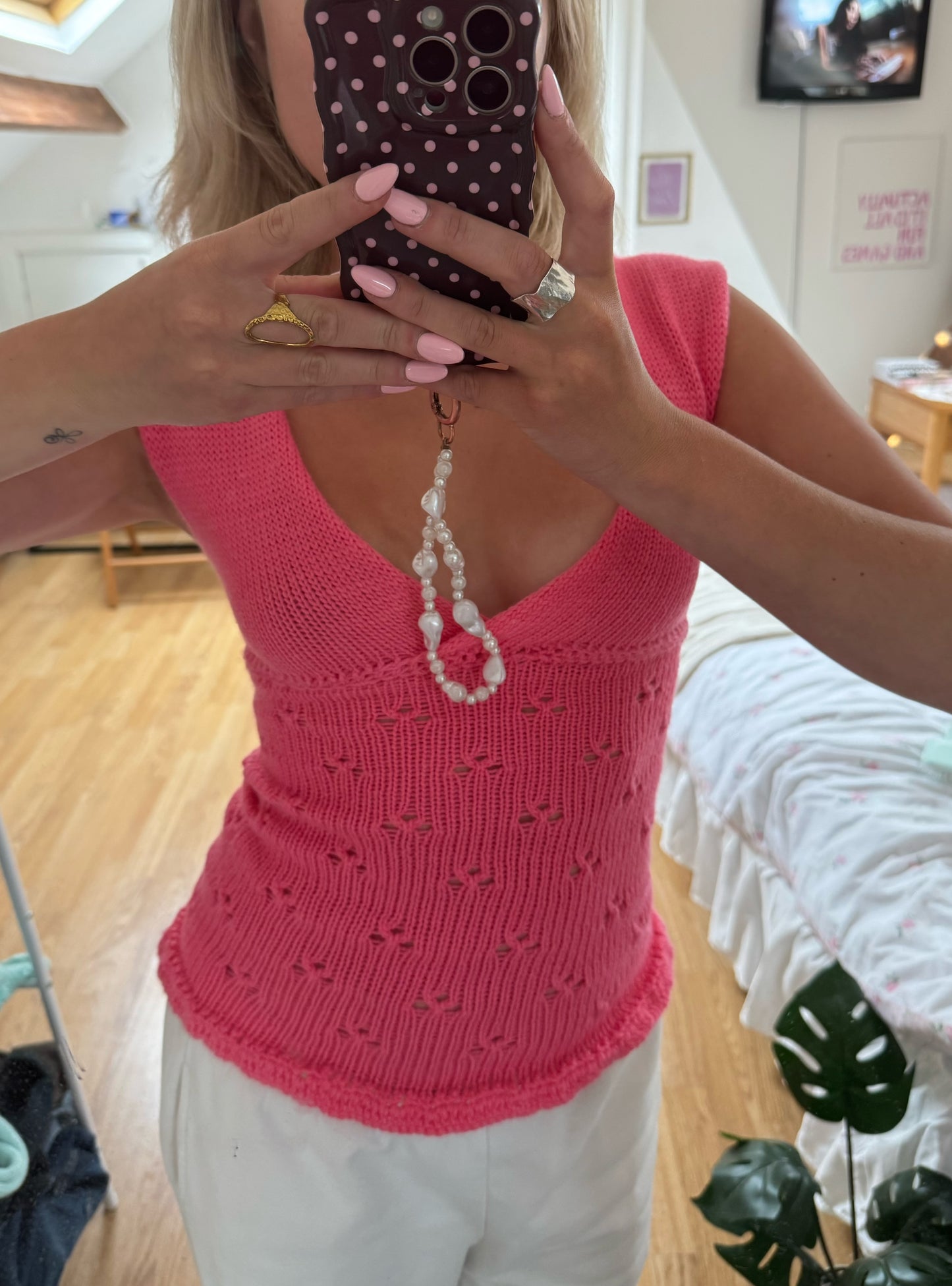 The Fushia Pink Niamh Knit