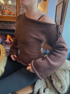 The Chocolate Brown Amelie Knit