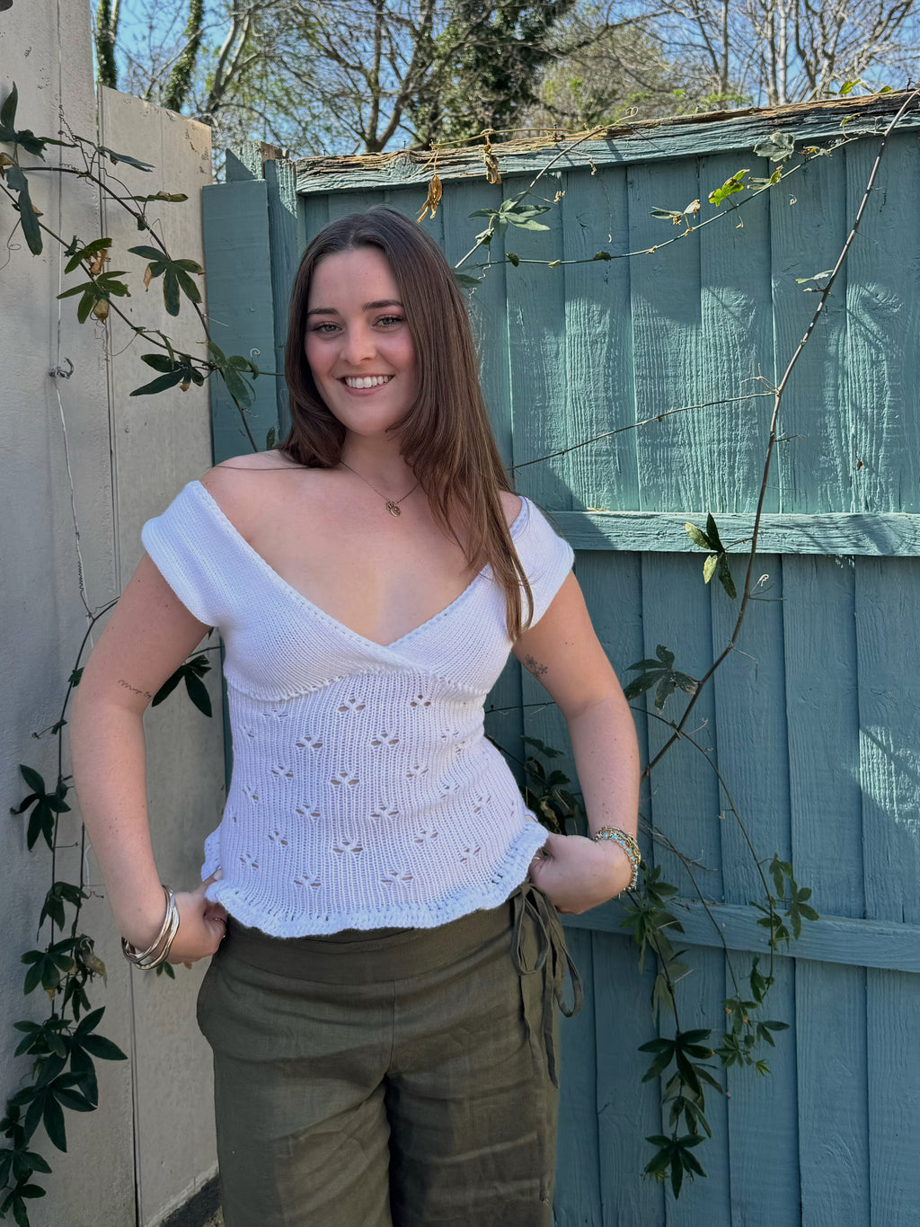 The White Niamh Knit