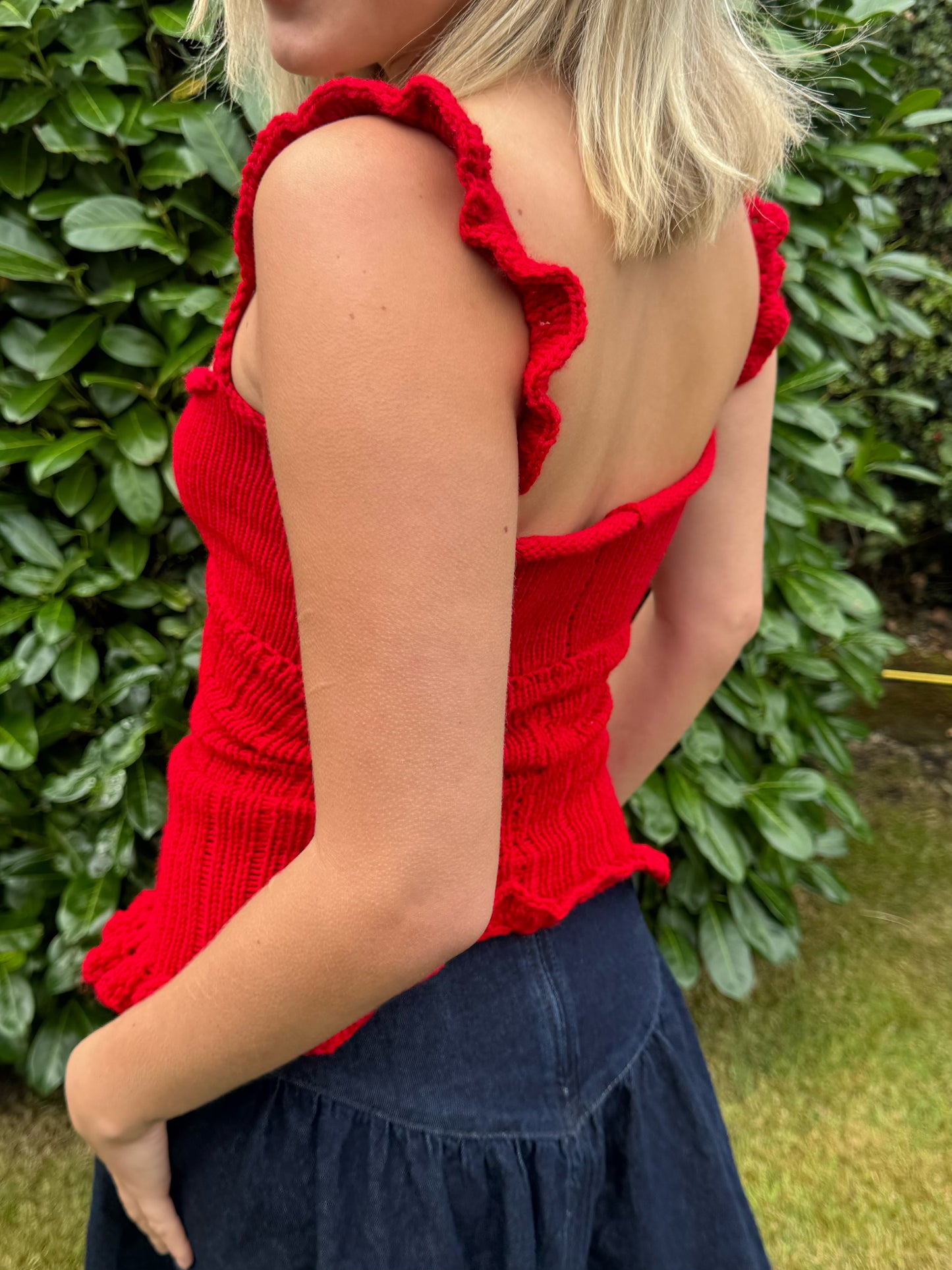 The Cherry Red Jessica Knit