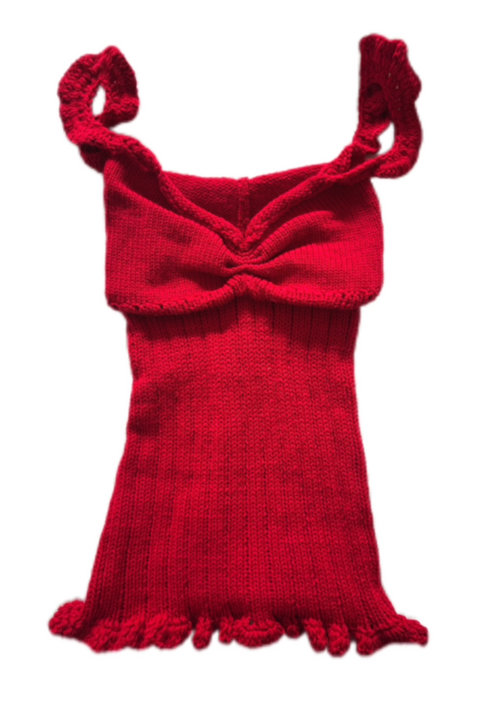 The Cherry Red Jessica Knit