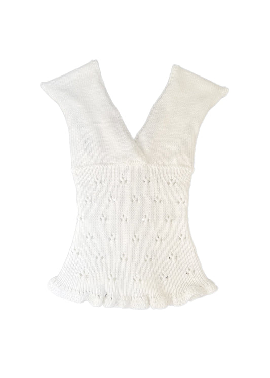 The White Niamh Knit