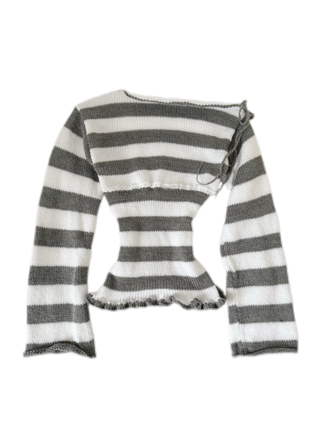 The Grey and White Amelie Knit