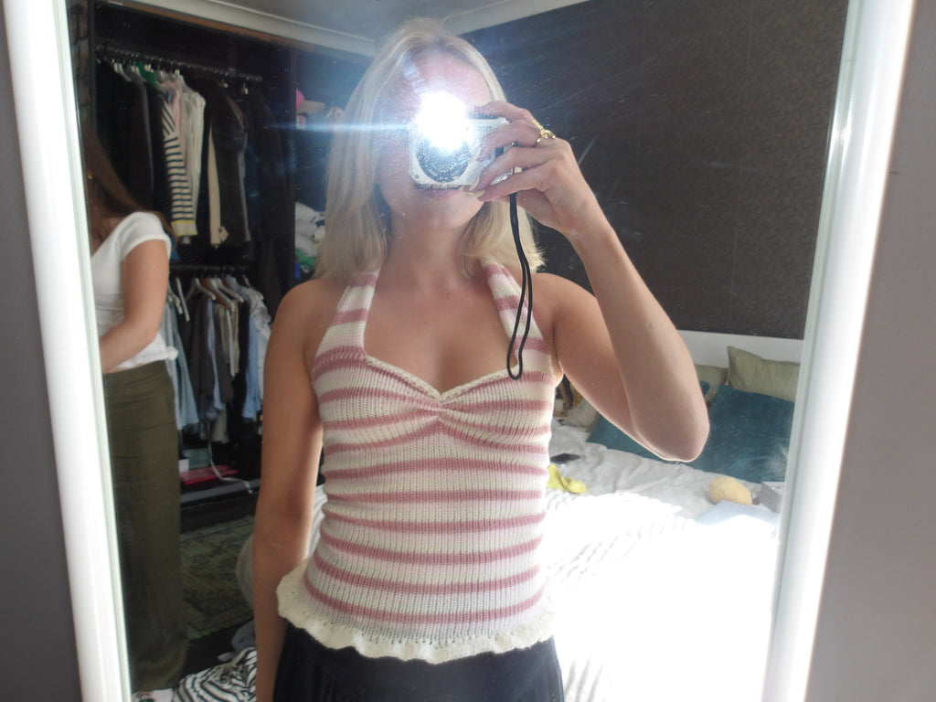 The Raspberry Ripple Gracey Knit