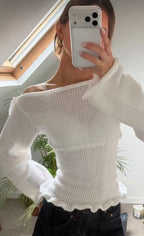 The White Amelie Knit