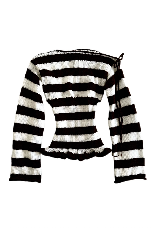 The Black and White Amelie Knit