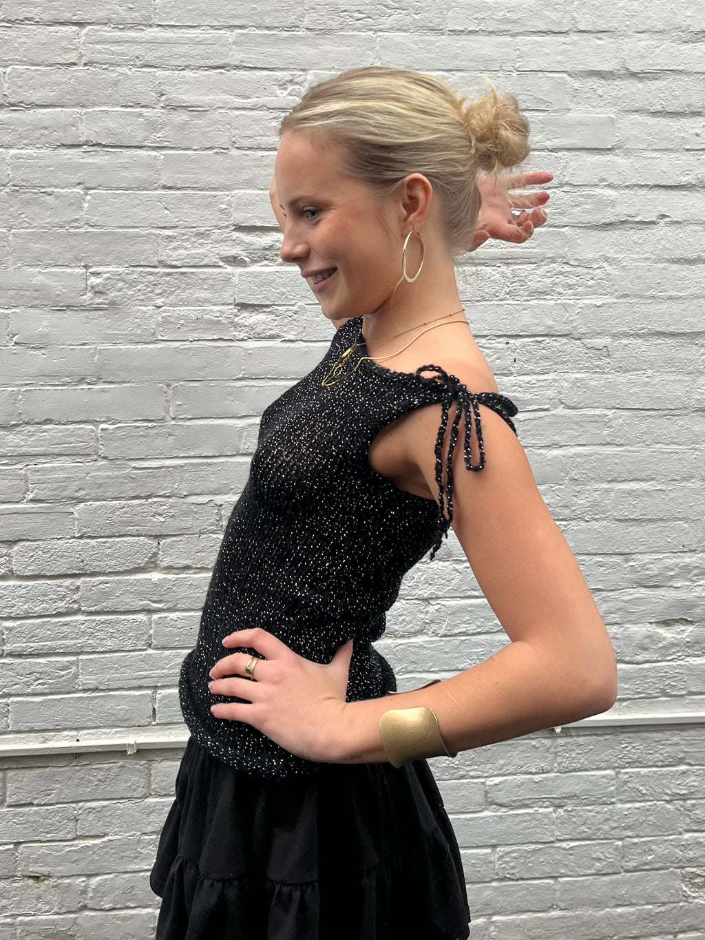 The Black Jasmine Knit